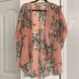 Pink Floral Kimono